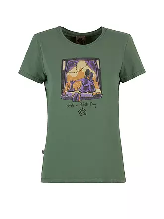 E9 | Damen Klettershirt Sunset | hellgrün
