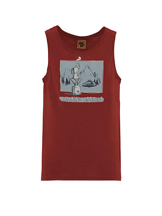E9 | Herren Klettertank Caffee | rot