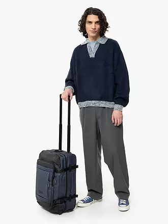 EASTPAK | Reisetrolley Tranverz CNNCT S Accent Grey | blau