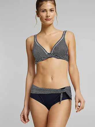ESPRIT | Damen Bikinioberteil Unwattiertes Bügel-Top mit Streifen | blau