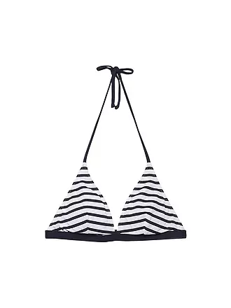ESPRIT | Damen Bikinioberteil mit Streifen wattiert | blau