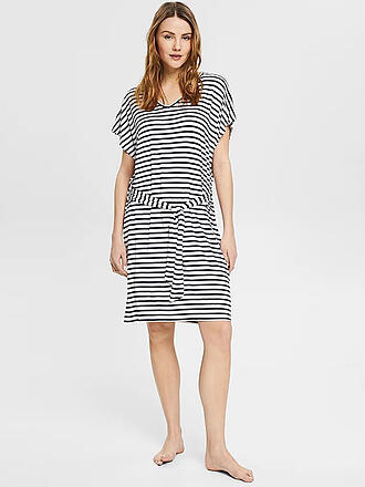 ESPRIT | Damen Kleid aus LENZING™ ECOVERO™ gestreift | blau