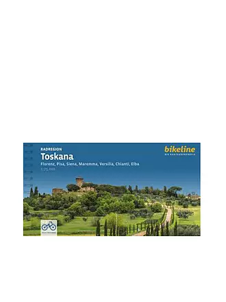 ESTERBAUER | Bikeline Radtourenbuch Radregion Toskana 1:75.000 | keine Farbe