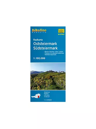 ESTERBAUER | bikeline Radkarte Oststeiermark, Südsteiermark | keine Farbe