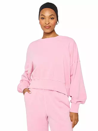 FABLETICS | Damen Fitnesssweater Year Round Terry Crew | rosa