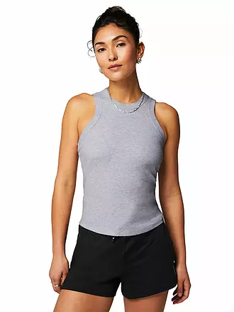 FABLETICS | Damen Fitnesstank Built-In Bra Hight Neck | schwarz