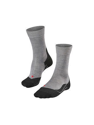 FALKE | Damen Trekking Socken TK5 Light Grey | grau
