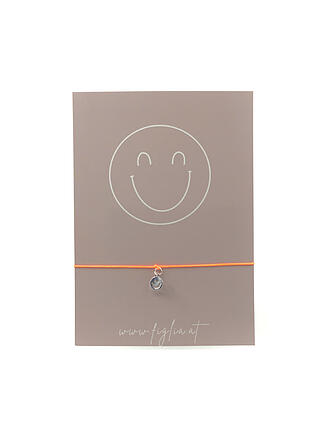 FIGLIA | Armband Smiley | orange