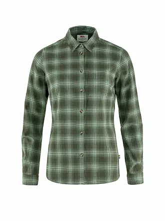 FJÄLLRÄVEN | Damen Blus Oevik Flannel | dunkelblau