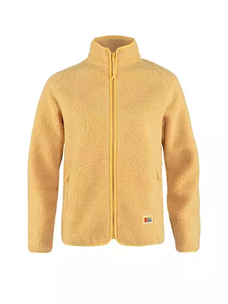 FJÄLLRÄVEN | Damen Fleecejacke Vardag Pile Fleece | senf