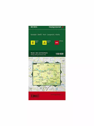 FREYTAG & BERNDT | Wanderkarte Kamptal 1:50.000 | keine Farbe