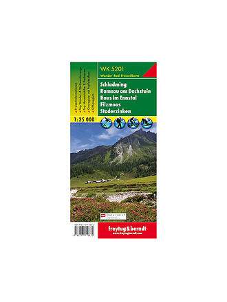 FREYTAG & BERNDT | Wanderkarte WK 201 Schladminger Tauern - Radstadt - Dachstein, 1:50.000 | keine Farbe