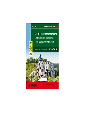 FREYTAG & BERNDT | Wanderkarte WK 423 Steirisches Thermenland - Südliches Burgenland - Steirisches Vulkanland, 1:50.000 | keine Farbe