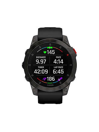 GARMIN | GPS-Multisport-Smartwatch Epix 2 Sapphire | schwarz