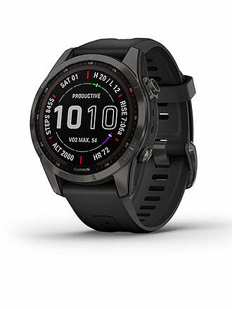 GARMIN | GPS-Sportuhr Fenix 7S Sapphire Solar | beige