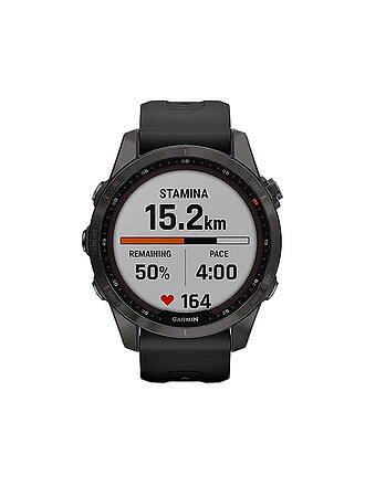 GARMIN | GPS-Sportuhr Fenix 7S Sapphire Solar | beige