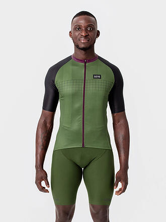 GORE | Herren Radtrikot Grid Fade 2.0 | dunkelgrün