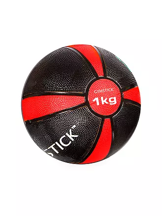 GYMSTICK | Medizinball 1 kg | schwarz