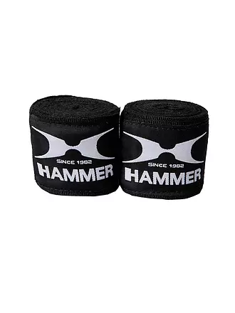 HAMMER | Boxbandage Elastisch 4,5m | schwarz