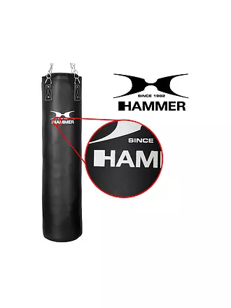 HAMMER | Boxsack Premium Black Kick 150cm | schwarz