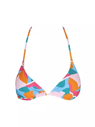 HOT STUFF |  Damen Bikinioberteil Triangel Print | hellgrün