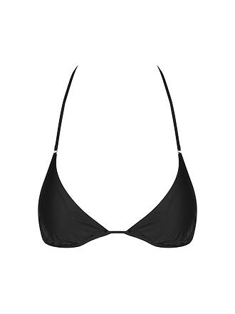 HOT STUFF |  Damen Bikinioberteil Triangel Solid | schwarz