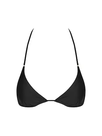 HOT STUFF |  Damen Bikinioberteil Triangel Solid | schwarz