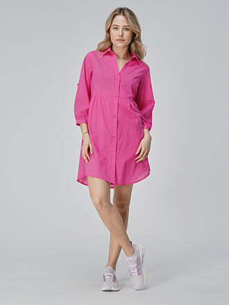 HOT STUFF |  Damen Blusenkleid Marseille | dunkelblau