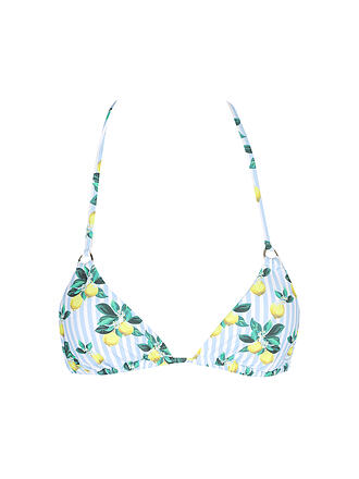 HOT STUFF | Damen Bikini Triangel Multi Flower | grün