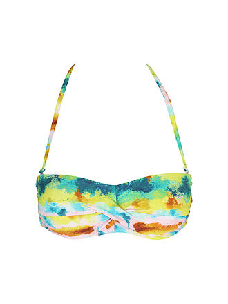 HOT STUFF | Damen Bikinioberteil Bandeau Print | bunt