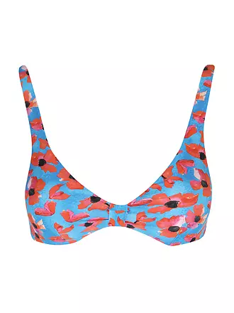 HOT STUFF | Damen Bikinioberteil geknotet | blau