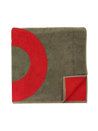 HUGO | Strandtuch Logo | olive