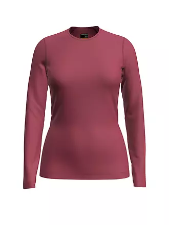 ICEBREAKER | Damen Funktionsshirt Merino 200 Oasis LS | beere