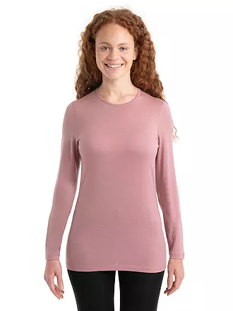 ICEBREAKER | Damen Funktionsshirt Merino 200 Oasis LS | rosa