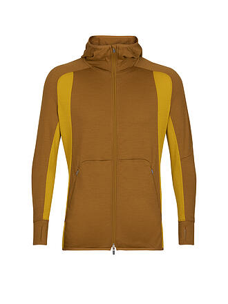 ICEBREAKER | Herren Fleecejacke ZoneKnit™ LS Zip Hoodie | schwarz