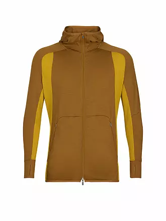 ICEBREAKER | Herren Fleecejacke ZoneKnit™ LS Zip Hoodie | schwarz
