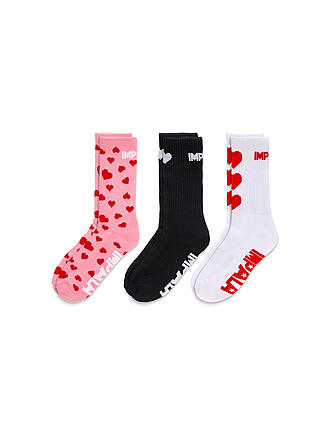 IMPALA | Impala Skate Socken 3er-Pack | rot