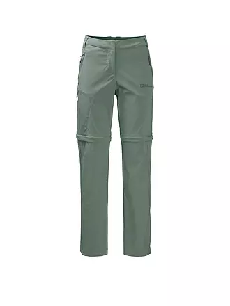 JACK WOLFSKIN | Damen Wanderhose Glastal Zip Off | türkis