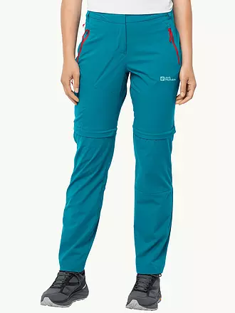 JACK WOLFSKIN | Damen Wanderhose Glastal Zip Off | olive