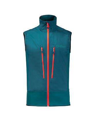 JACK WOLFSKIN | Herren Softshellweste Alpspitze | petrol