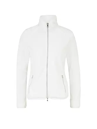 JOY SPORTSWEAR | Damen Fleecejacke Malena Flausch | weiss