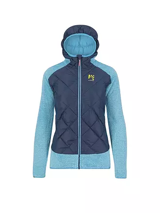 KARPOS | Damen Hybridjacke Marmarole Hoodie | hellblau