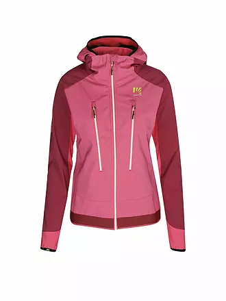 KARPOS | Damen Touren Hybridjacke Piz Balu Hoodie | pink