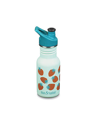 KLEAN KANTEEN | Kinder Trinkflasche Classic einwandig 12 oz (355 ml) mit Sippy Cap | türkis