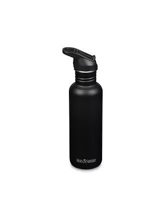 KLEAN KANTEEN | Trinkflasche Classic 800ml Flip Sport Cap | schwarz