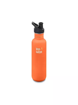 KLEAN KANTEEN | Trinkflasche Classic einwandig 27 oz (800 ml) mit Sport Cap | 