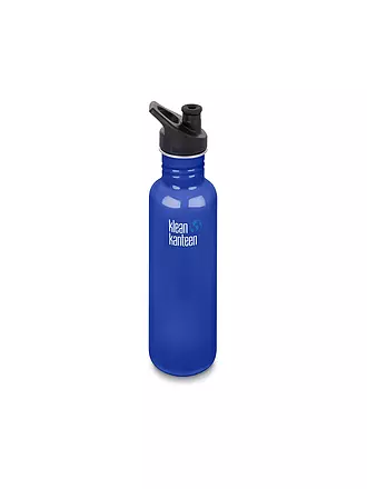 KLEAN KANTEEN | Trinkflasche Classic einwandig 27 oz (800 ml) mit Sport Cap | blau