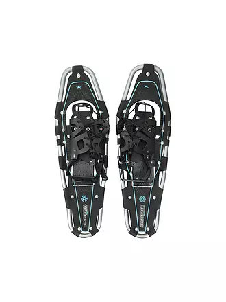KOMPERDELL | Herren Schneeschuhe Peakmaster 25 + Gigasport Tourenstöcke | schwarz