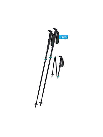 KOMPERDELL | Trekkingstöcke Carbon FXP.4 Summit Vario Compact | schwarz
