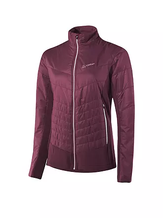 LÖFFLER | Damen Langlauf Hybridjacke PL60 | dunkelrot